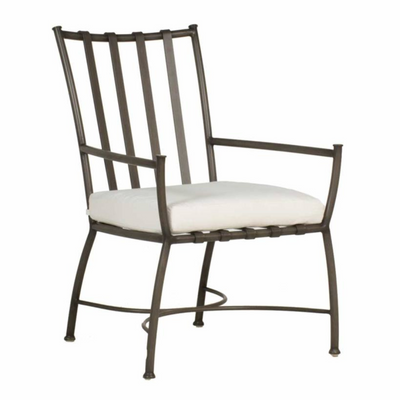 Naples Aluminum Dining Arm Chair - Our Boat House