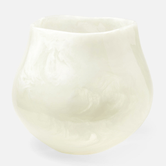 Abria Outdoor Planter - Pearl White - Our Boat House