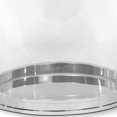 Adria Polished Nickel Hurricane - Three Sizes - Our Boat House