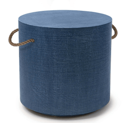 Aegean Round Side Table - Indigo - Our Boat House