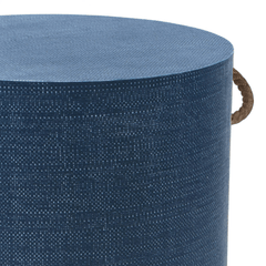 Aegean Round Side Table - Indigo - Our Boat House