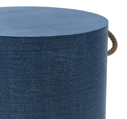 Aegean Round Side Table - Indigo - Our Boat House