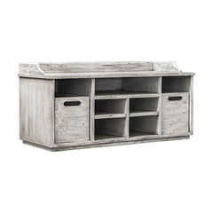 Aiden Whitewash Bench - Our Boat House