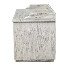 Aiden Whitewash Bench - Our Boat House