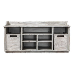 Aiden Whitewash Bench - Our Boat House