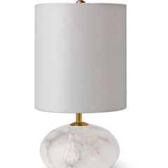 Alabaster Mini Orb Lamp - Our Boat House