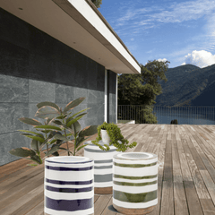 Alexa Ceramic Stool - Three Colors - Our Boat House
