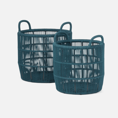 Amelia Baskets - Azure - Our Boat House
