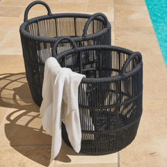 Amelia Baskets - Dark Navy - Our Boat House