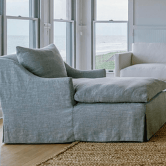 Annapolis Slipcovered Chaise Lounge - Our Boat House