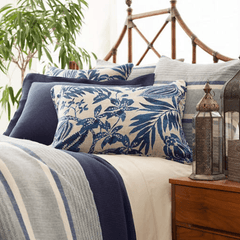 Antigua Linen Decorative Lumbar Pillow - Our Boat House