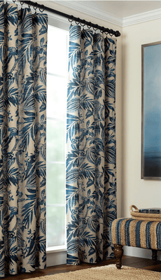 Antigua Linen Window Panels - Our Boat House