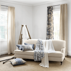 Antigua Linen Window Panels - Our Boat House