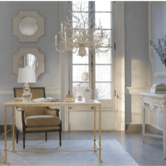 Antique White Coral Small 6 - Light Chandelier - Our Boat House