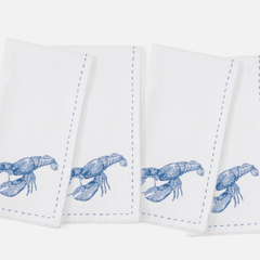 Ariel Lobster Dinner Napkin - Set of Four - Our Boat House