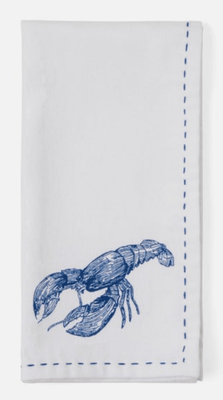 Ariel Lobster Dinner Napkin - Set of Four - Our Boat House