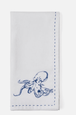 Ariel Sea Life Dinner Napkin - Set of Four - Our Boat House