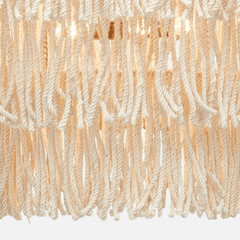 Arricka Abaca Rope Chandelier - Two Finishes - Our Boat House