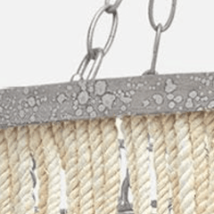 Arricka Abaca Rope Chandelier - Two Finishes - Our Boat House