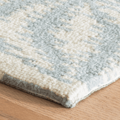 Aster Sky Hand Micro Hooked Wool Rug - Our Boat House