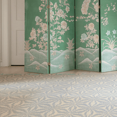 Aster Sky Hand Micro Hooked Wool Rug - Our Boat House