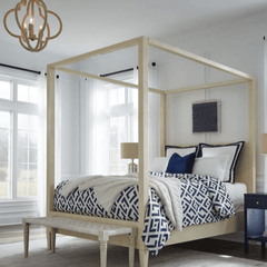 Astin Coco Bead Chandelier - Two Sizes - Our Boat House