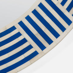 Athena Pacific Blue Bone Tile Mirror - Our Boat House
