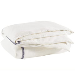 Atherton Navy Duvet Cover - Our Boat House