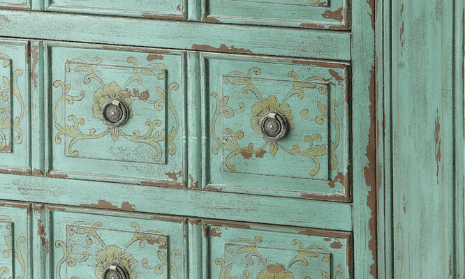 Audrey Vintage Bedside Chest - Our Boat House