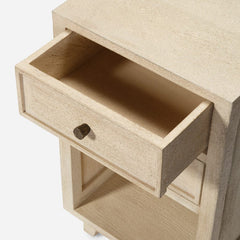 Augustine Nightstand - Bleached White (Two Sizes) - Our Boat House