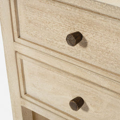 Augustine Nightstand - Bleached White (Two Sizes) - Our Boat House