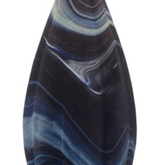 Aurora Navy Swirl Table Lamp - Our Boat House