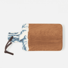 Austin Blue Swirled Serving Board - Three Sizes - Our Boat House