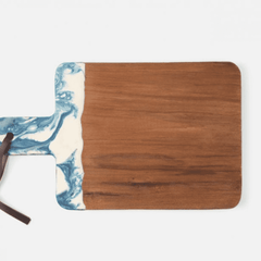 Austin Blue Swirled Serving Board - Three Sizes - Our Boat House