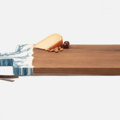 Austin Blue Swirled Serving Board - Three Sizes - Our Boat House