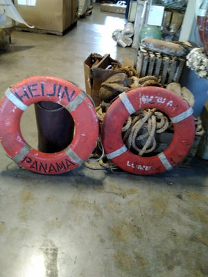 Authentic - Life Ring - Orange - Our Boat House