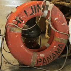 Authentic - Life Ring - Orange - Our Boat House