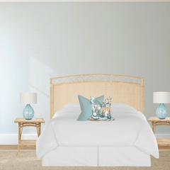 Ava Rattan Woven Headboard - Three Sizes - Our Boat House