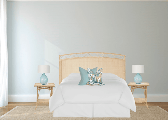 Ava Rattan Woven Headboard - Three Sizes - Our Boat House