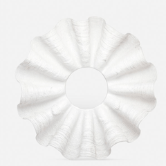 Ava White Round Mirror - Our Boat House