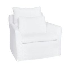 Bali Slipcovered Chair - Our Boat House