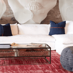Bali Slipcovered Sectional 139in x 68in w/ LAF Chaise Lounge - Our Boat House