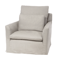 Bali Slipcovered Swivel Glider - Our Boat House