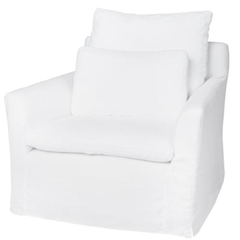 Bali Slipcovered Swivel Glider - Our Boat House