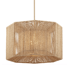 Bane Isles Abaca Rope Chandelier - Our Boat House