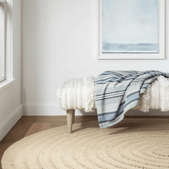 Barbados Woven Cotton Throw - Our Boat House