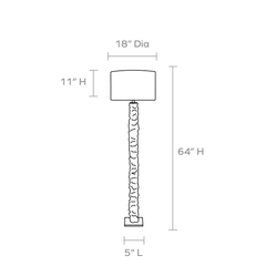 Bay Point Floor Lamp - Our Boat House