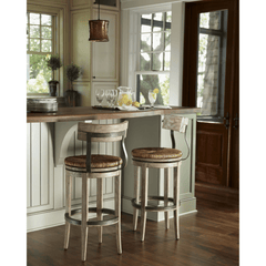 Bayside Swivel Counter/Bar Stool in Driftwood - Our Boat House