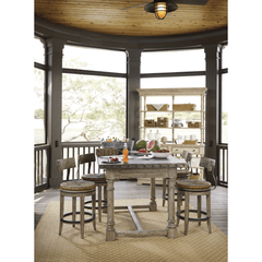 Bayside Swivel Counter/Bar Stool in Driftwood - Our Boat House
