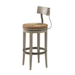 Bayside Swivel Counter/Bar Stool in Driftwood - Our Boat House